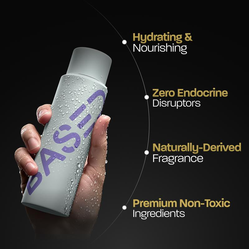 BASED Shower Duo | Shampoo + Conditioner | Deep Clean, Hydrates, Soothes Scalp, Boosts Volume | Fresh Peppermint | Premium Non-Toxic Formula | 12Oz Each